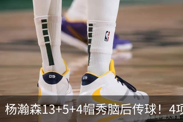 杨瀚森13+5+4帽秀脑后传球！4项进步明显低开高走 3大短板仍需提升